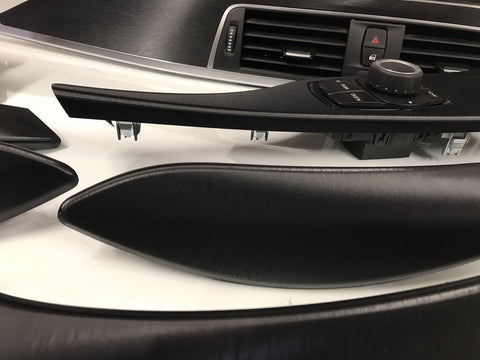 BMW F32 F82 M4 LCI INTERIOR TRIM SET - BLACK BRUSHED STEEL