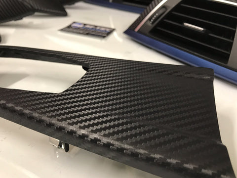 BMW F32 LCI F82 M4 LCI INTERIOR TRIM SET - 3D CARBON / BLUE ACCENT