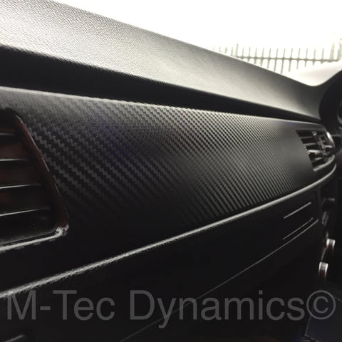 BMW E90 M3 SALOON 3D BLACK CARBON INTERIOR TRIM SET