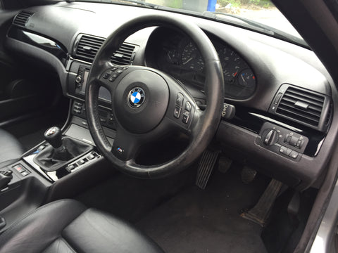 WRAPPING SERVICE - BMW E46 COUPE / CONVERTIBLE INTERIOR TRIM SET - GLOSS BLACK
