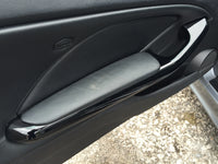 REMOVAL, WRAP & REFIT SERVICE - BMW E46 COUPE / CONVERTIBLE INTERIOR TRIM SET - GLOSS BLACK