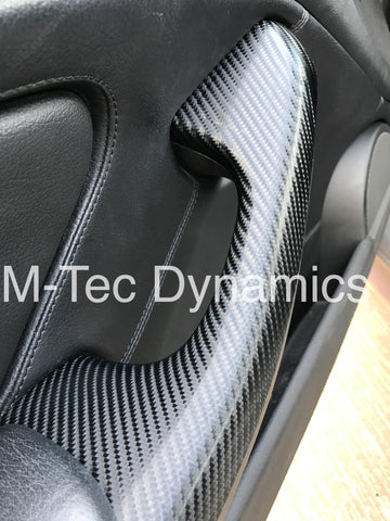 BMW E46 COUPE BLACK 4D CARBON INTERIOR TRIM SET