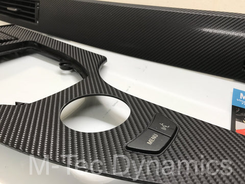 BMW E60 LCI BLACK 4D CARBON FIBRE TRIM SET