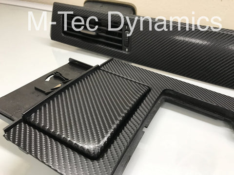 BMW E60 LCI BLACK 4D CARBON FIBRE TRIM SET