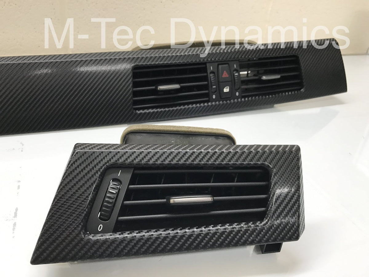 BMW E60 LCI INTERIOR TRIM SET - BLACK 4D CARBON