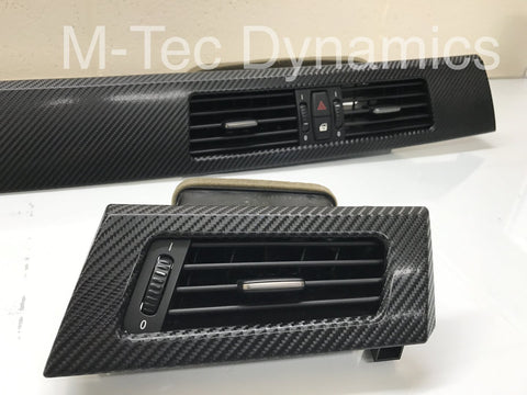 BMW E60 LCI BLACK 4D CARBON FIBRE TRIM SET