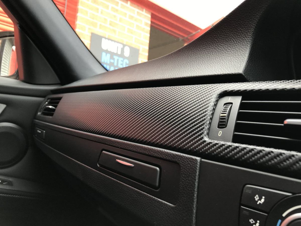 BMW E90 E91  INTERIOR TRIM SET - BLACK 4D CARBON - CIC LCI I-DRIVE