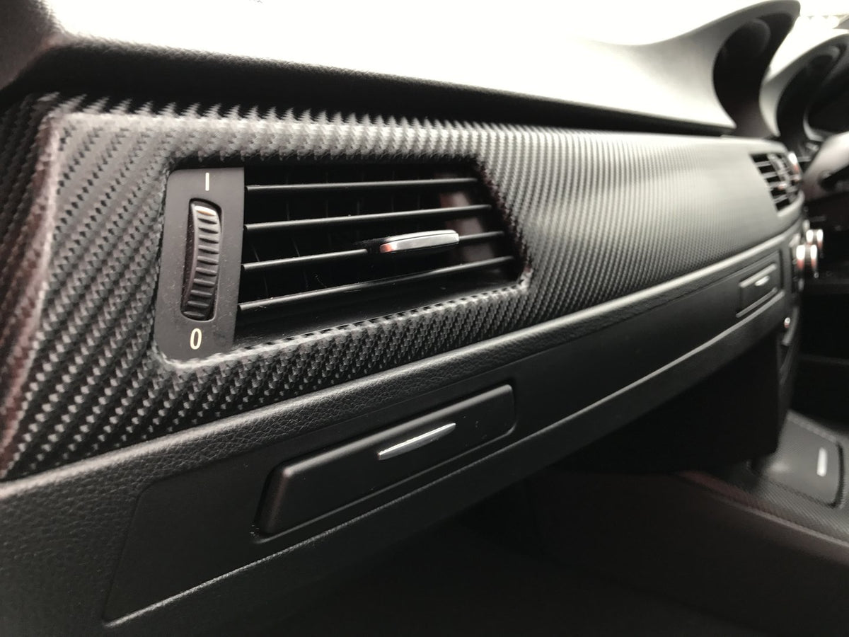 BMW E92 COUPE INTERIOR TRIM SET - BLACK 4D CARBON - CIC LCI I-DRIVE