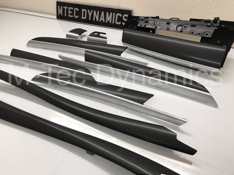 BMW X5 E70 BLACK 4D CARBON INTERIOR TRIM SET