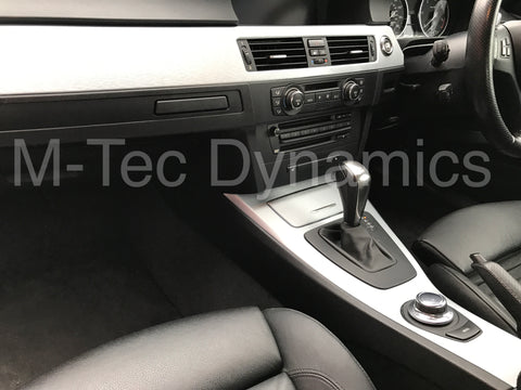 WRAPPING SERVICE - BMW E90 E91 E92 E93 INTERIOR TRIM SET - SILVER BRUSHED STEEL