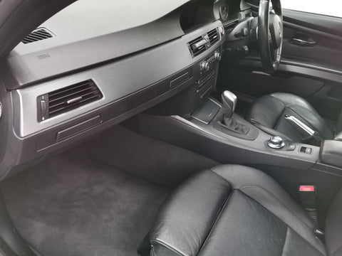 WRAPPING SERVICE - BMW E90 E91 E92 E93 INTERIOR TRIM SET - GREY BRUSHED STEEL