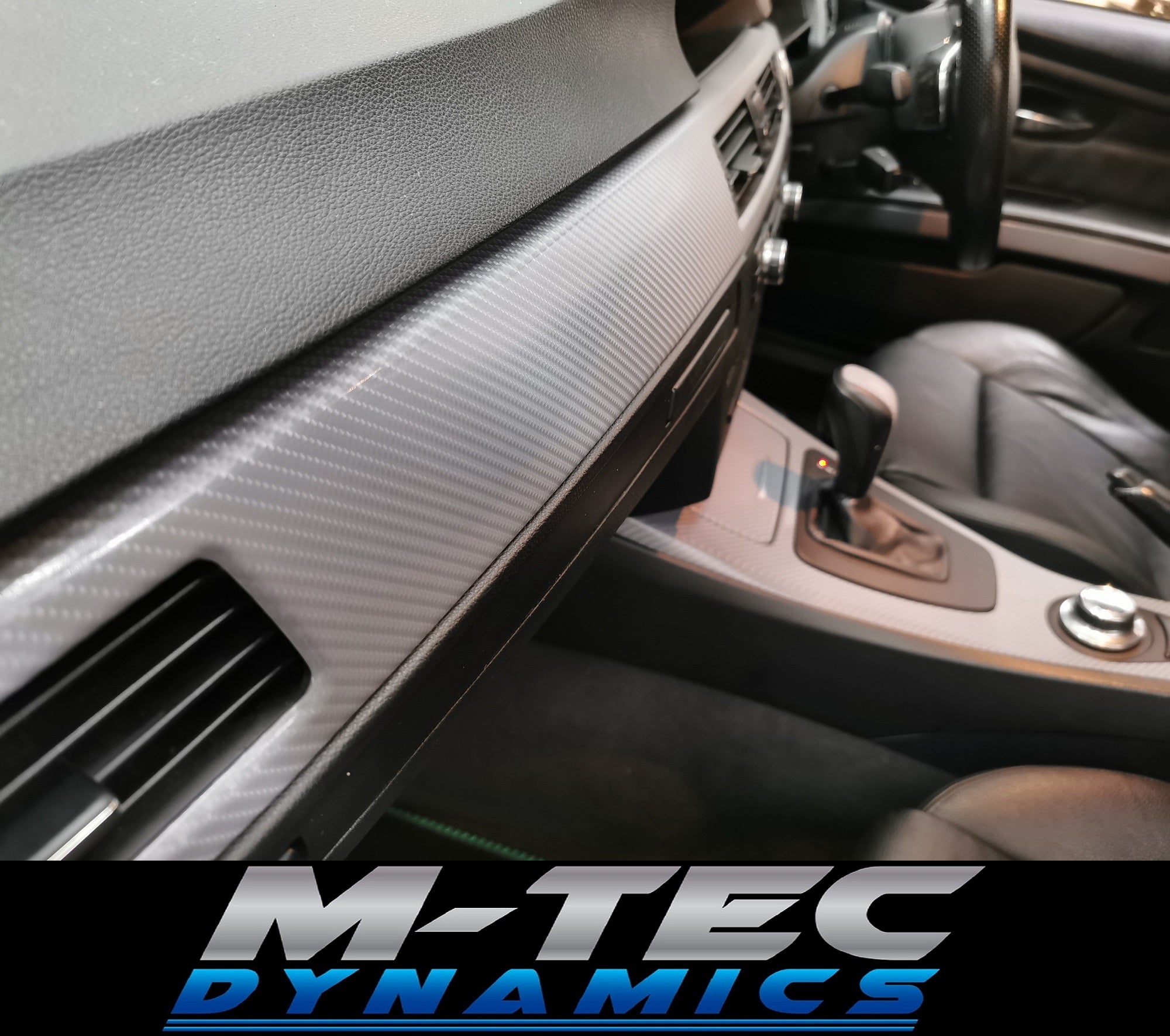 WRAPPING SERVICE - BMW E90 E91 E92 E93 INTERIOR TRIM SET - NARDO GREY CARBON