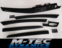 WRAPPING SERVICE - BMW F10 F11 M5 PERFORMANCE STYLE 3D BLACK CARBON INTERIOR TRIM SET