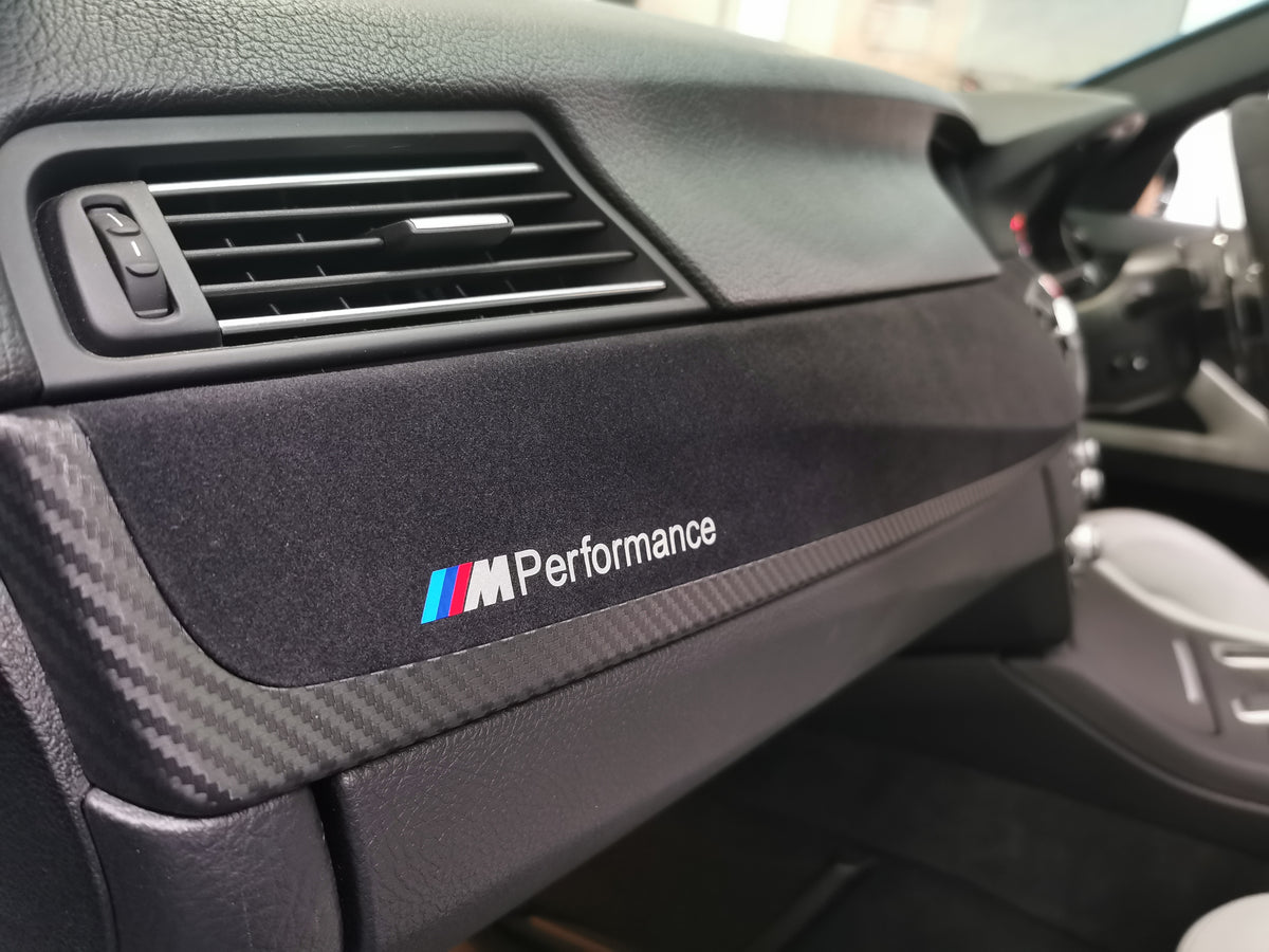 WRAPPING SERVICE - BMW F10 F11 M5 PERFORMANCE STYLE 3D BLACK CARBON INTERIOR TRIM SET