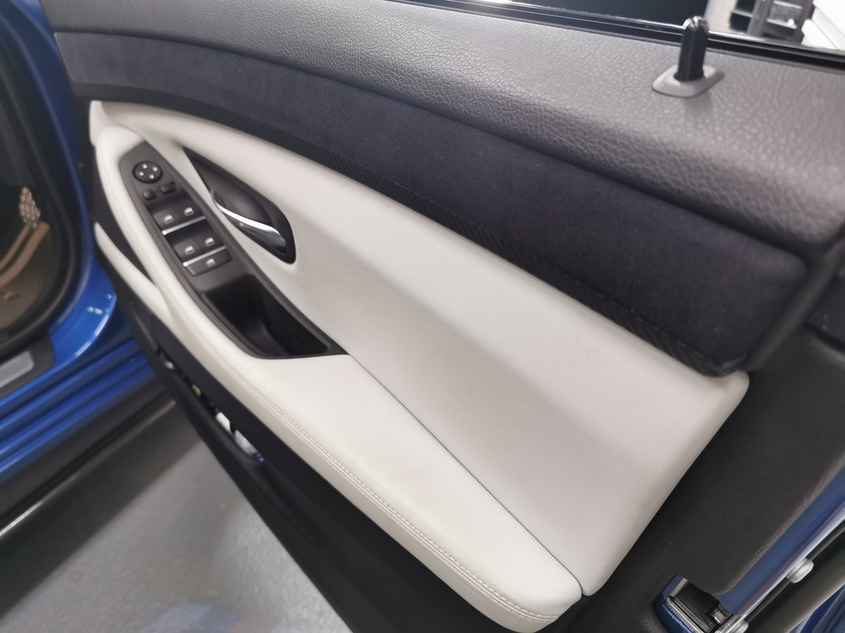WRAPPING SERVICE - BMW F10 F11 M5 PERFORMANCE STYLE 3D BLACK CARBON INTERIOR TRIM SET