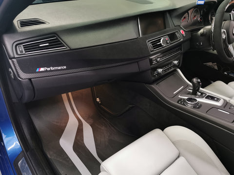 BMW F10 F11 AUTO PERFORMANCE STYLE 3D BLACK CARBON INTERIOR TRIM SET