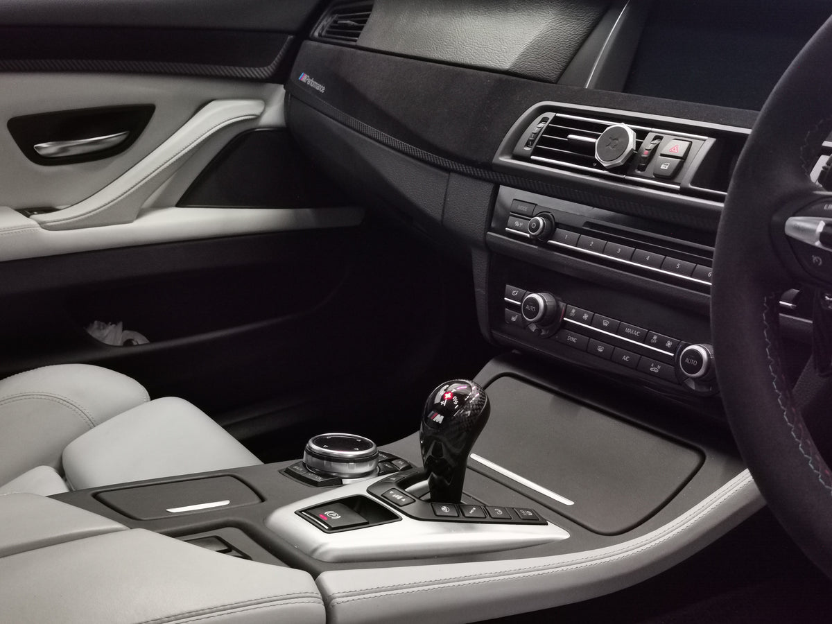 WRAPPING SERVICE - BMW F10 F11 M5 PERFORMANCE STYLE 3D BLACK CARBON INTERIOR TRIM SET