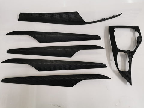 BMW X1 E84 3D BLACK CARBON INTERIOR TRIM SET