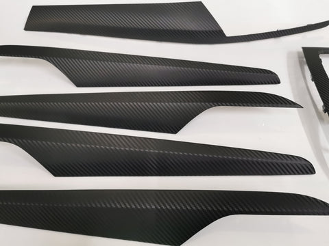 BMW X1 E84 3D BLACK CARBON INTERIOR TRIM SET