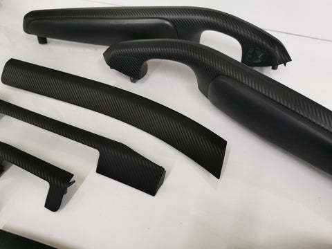 BMW E46 M3 SMG CONVERTIBLE 3D BLACK CARBON COMPLETE TRIM SET