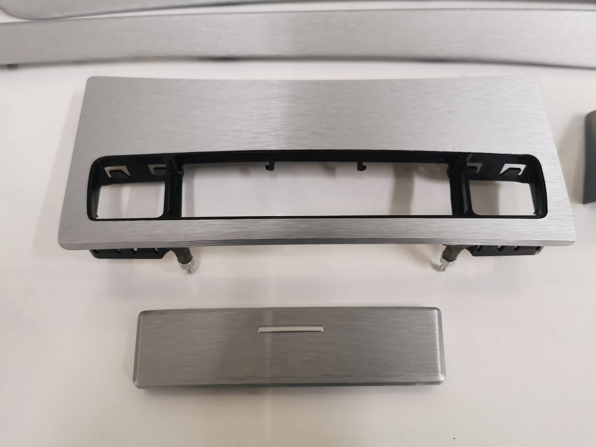 BMW E60 LCI INTERIOR TRIM SET - SILVER BRUSHED ALUMINIUM