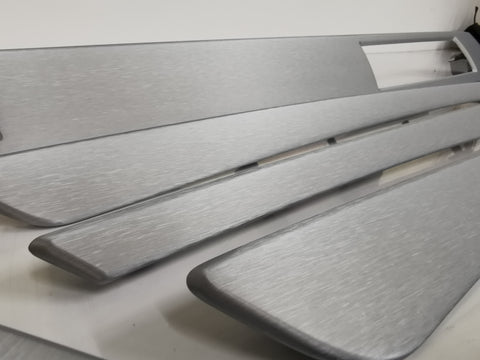 BMW E60 LCI SILVER BRUSHED ALUMINIUM TRIM SET