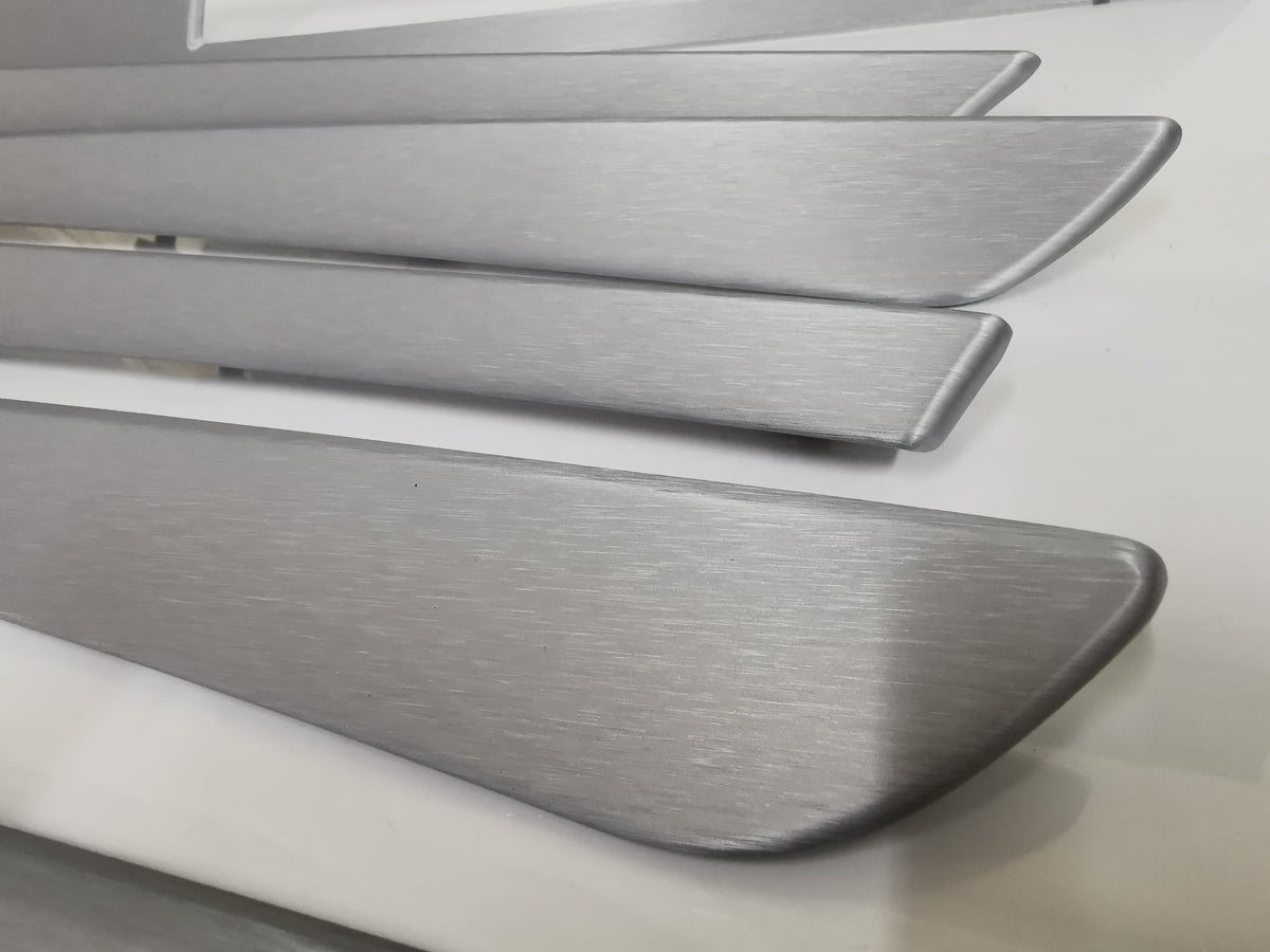 BMW E60 LCI INTERIOR TRIM SET - SILVER BRUSHED ALUMINIUM