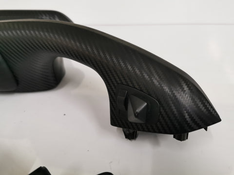 BMW E46 M3 SMG COUPE 3D BLACK CARBON COMPLETE TRIM SET