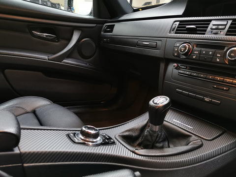 BMW E90 CIC BLACK 3D CARBON INTERIOR TRIM SET LCI I-DRIVE