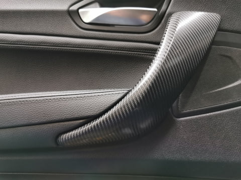 WRAPPING SERVICE - BMW F2X TRIM SET 4D CARBON / BLUE ACCENT