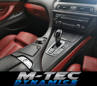 WRAPPING SERVICE - BMW 6-SERIES F06 GRAN COUPE INTERIOR TRIM SET - 3D CARBON