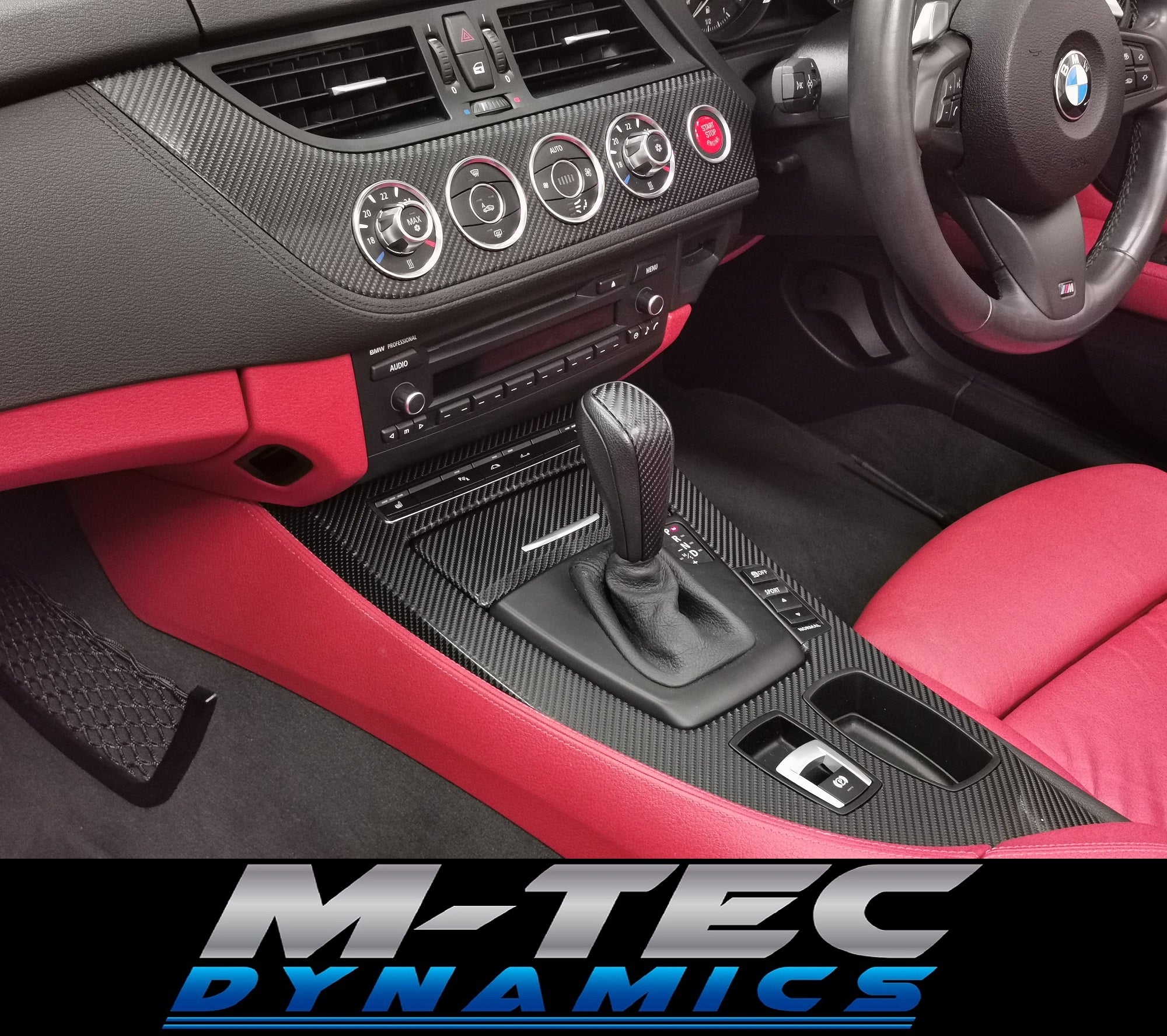 BMW Z4 E89 INTERIOR WRAPPING SERVICE - 4D CARBON