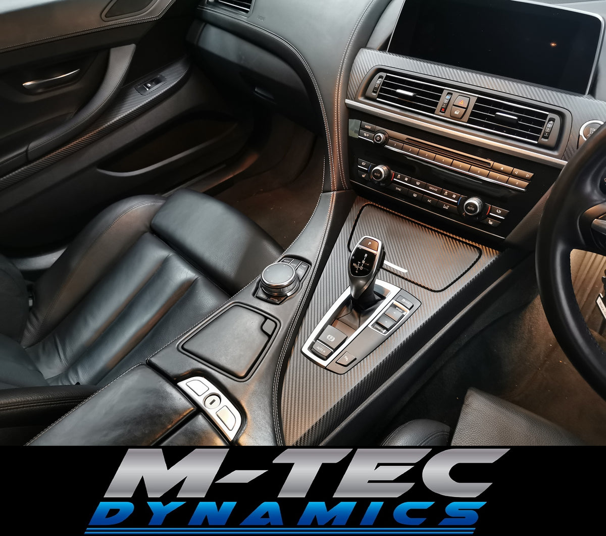 WRAPPING SERVICE - BMW 6-SERIES F12 F13 INTERIOR TRIM SET - 3D CARBON