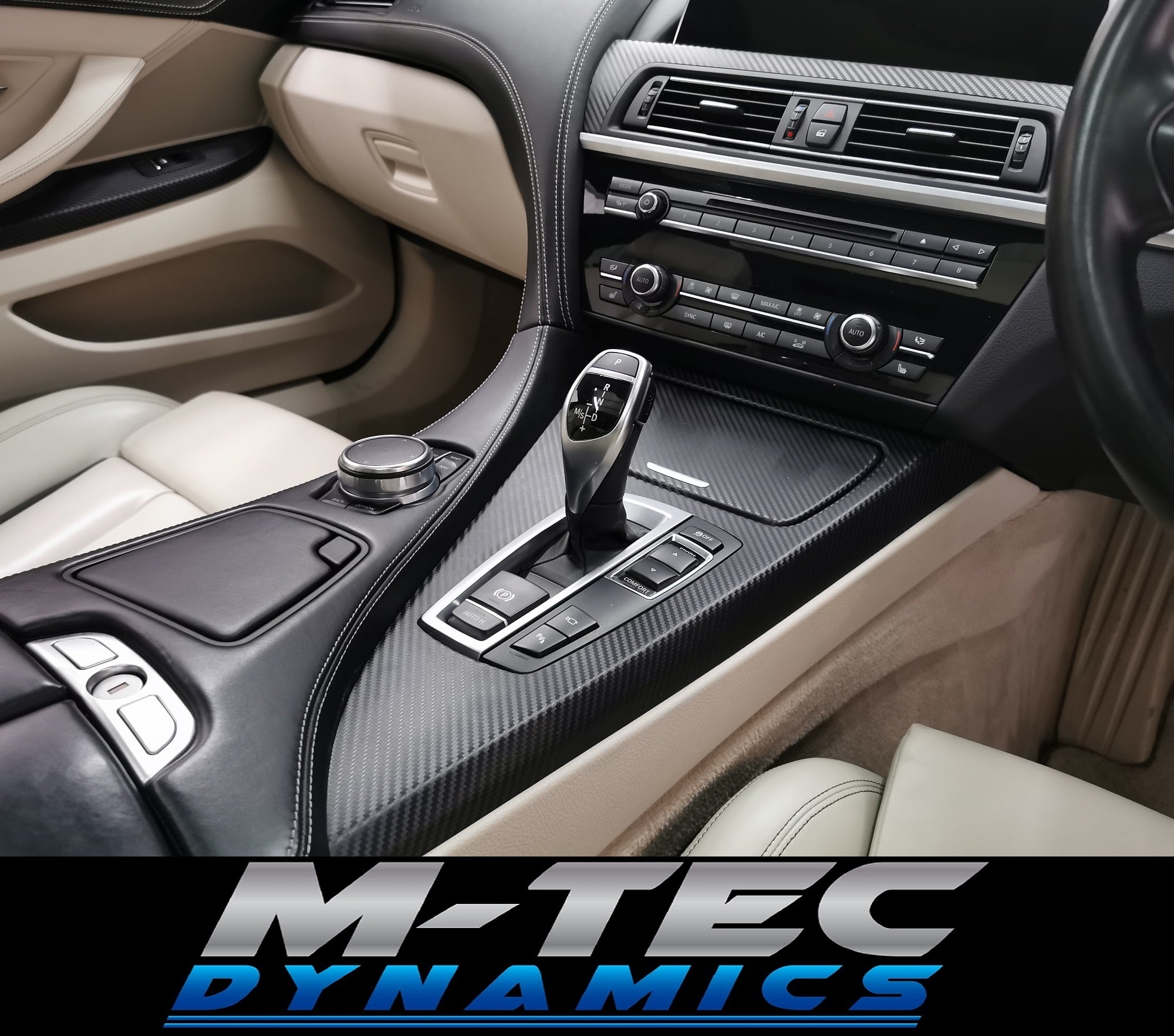 BMW 6-SERIES F06 GRAN COUPE INTERIOR TRIM SET WRAPPING SERVICE - 3D CARBON