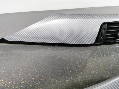 BMW F32 COUPE F82 M4 INTERIOR TRIM SET - 4D SILVER CARBON / BLACK ACCENT
