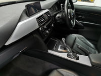BMW F30 F31 F36 INTERIOR TRIM SET - 4D SILVER CARBON / BLACK ACCENT