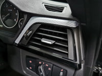 BMW F30 F31 F36 INTERIOR TRIM SET - 4D SILVER CARBON / BLACK ACCENT