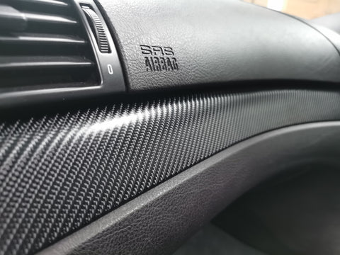 BMW E46 CONVERTIBLE BLACK 4D CARBON TRIM SET