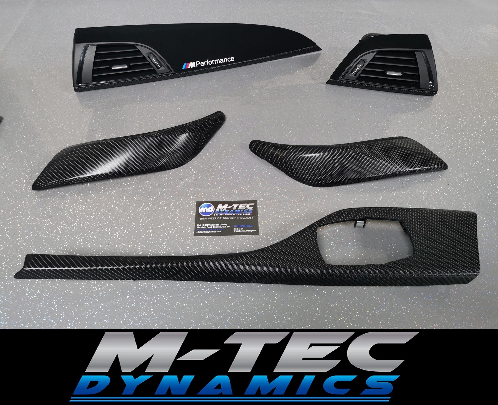 BMW F21 F22 PERFORMANCE STYLE INTERIOR TRIM SET - 4D CARBON