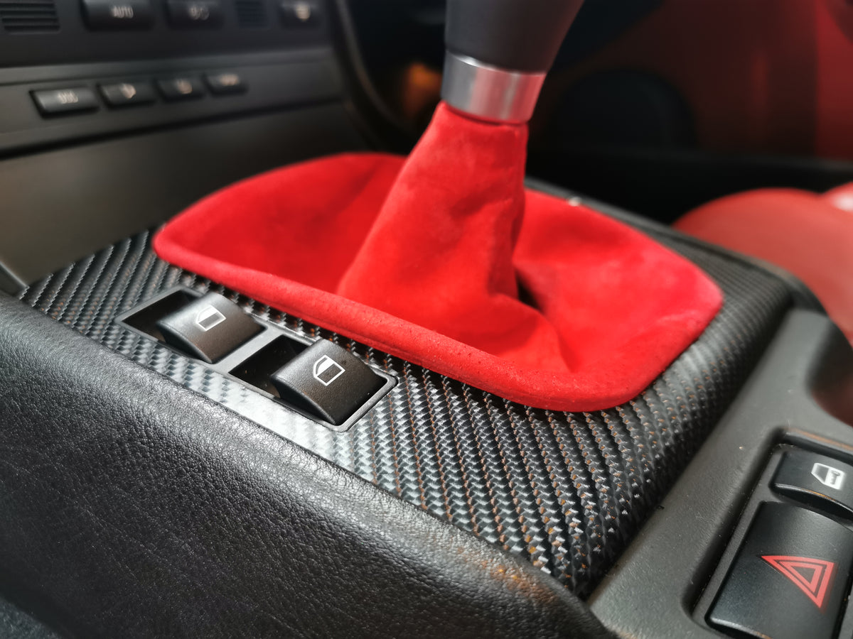REMOVAL, WRAP & REFIT SERVICE - BMW E46 COUPE / CONVERTIBLE INTERIOR TRIM SET - BLACK 4D GLOSSY CARBON