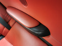 REMOVAL, WRAP & REFIT SERVICE - BMW E46 COUPE / CONVERTIBLE INTERIOR TRIM SET - BLACK 4D GLOSSY CARBON