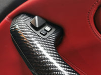 REMOVAL, WRAP & REFIT SERVICE - BMW E46 COUPE / CONVERTIBLE INTERIOR TRIM SET - BLACK 4D GLOSSY CARBON