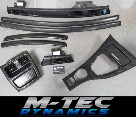 BMW E93 CONVERTIBLE 4D BLACK CARBON INTERIOR TRIM SET