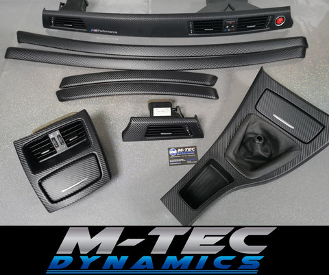 BMW E92 3D BLACK CARBON INTERIOR TRIM SET ASHTRAY