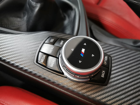 BMW E9X E6X F2X F3X CIC LCI I-DRIVE CONTROLLER COVER M LOGO