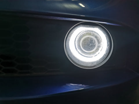 BMW E90 DRL HALO ANGEL RING LED FOG LIGHTS