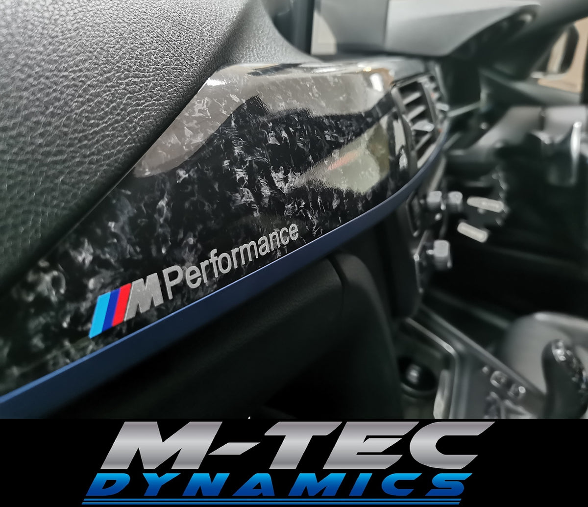 WRAPPING SERVICE BMW F3X INTERIOR TRIM SET 3M CARBON / BLUE A