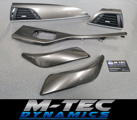 BMW F21 F22 TRIM SET 3M METALLIC GREY / SILVER ACCENT