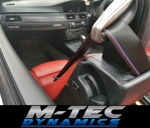 BMW 4-SERIES F33 / F83 M4 CONVERTIBLE COMPETITION STYLE SEAT BELTS - REMOVAL, RE-WEB & REFIT SERVICE