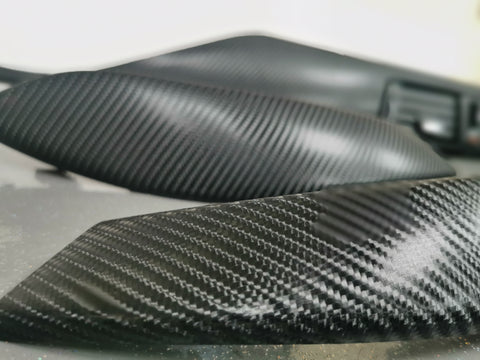 BMW F33 F83 M4 CONVERTIBLE INTERIOR TRIM SET - 4D CARBON / BLACK ACCENT